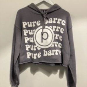 Pure Barre Groovy Gray Hoodie